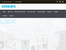 Tablet Screenshot of coolex.com.kw
